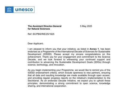 助力推動咸海流域可持續發展——新疆生地所牽頭申報的國際計劃入選聯合國“科學十年”首批認可計劃清單