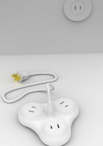 靈動插座 融合美學與實用的電腦圖文設計杰作